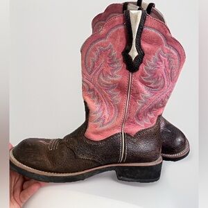 Ariat Fatbaby Boots - Soft Pink Interior